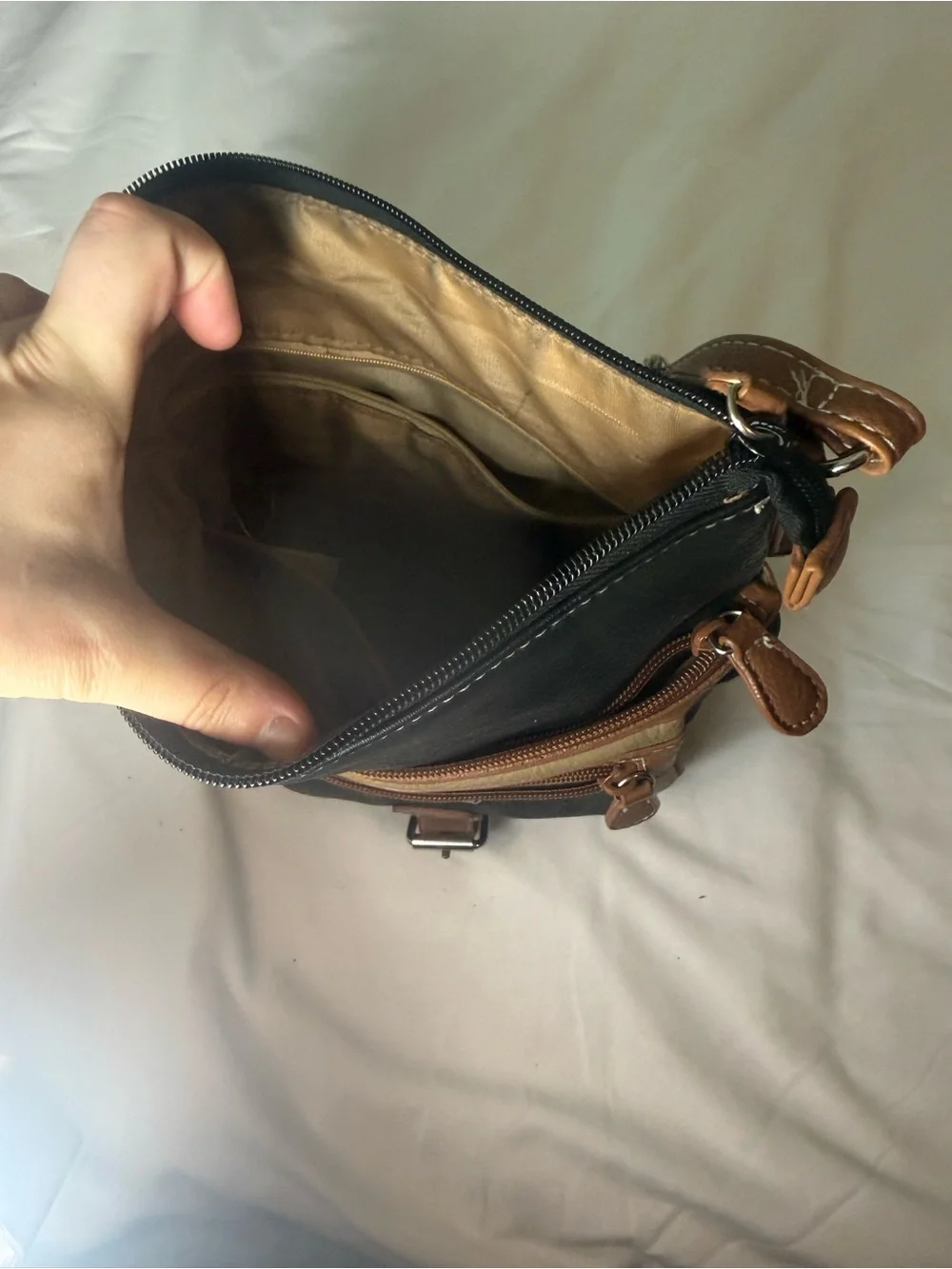 St John’s Bay Leather Crossbody Bag